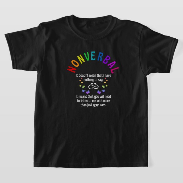 Non-verbal T-Shirt (Laydown)