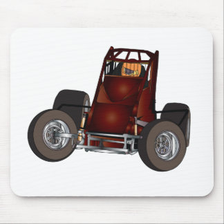 Non-wing sprint car #1 mouse pad