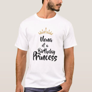 Nona Of The Birthday Princess Matching Family Gift T-Shirt