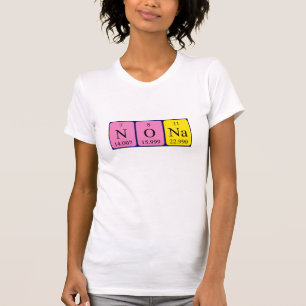 Nona periodic table name shirt