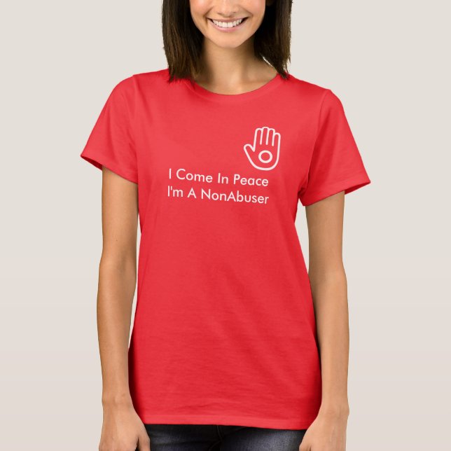 NonAbuser's Shirt III. Dark. (Front)