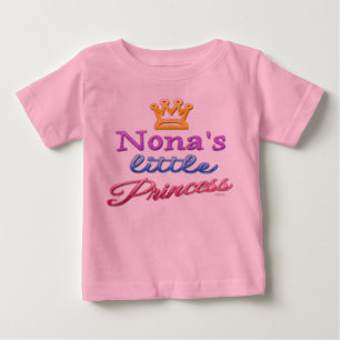 Nona's Little Princess Baby Toddler T-Shirt