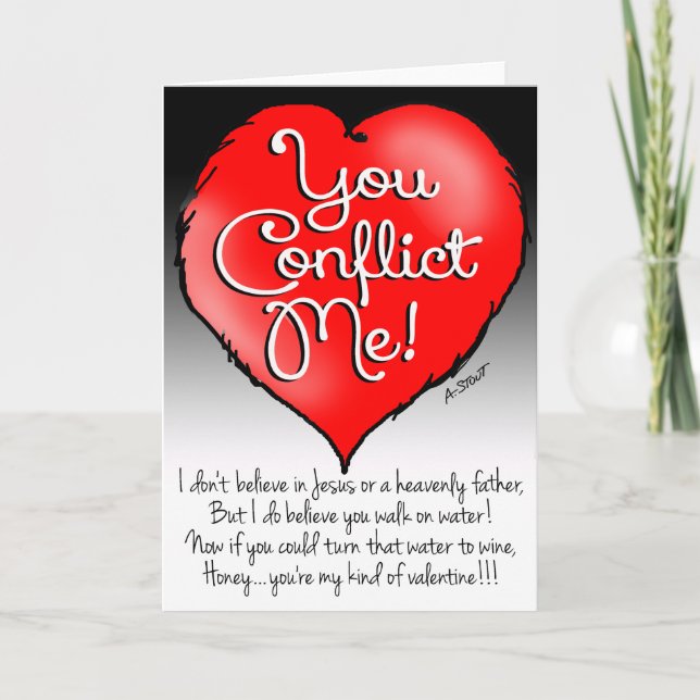 Nonbeliever’s Valentine - Holiday Card (Front)