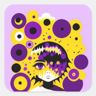 nonbinary circle stickers