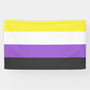 nonBinary flag Banner