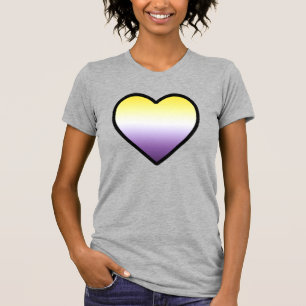 Nonbinary heart T-Shirt