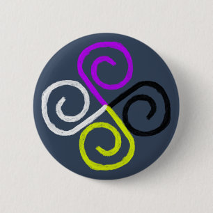 Nonbinary Pride 6 Cm Round Badge