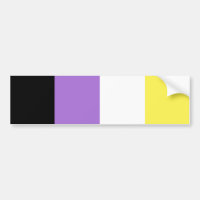 Nonbinary Pride Bumper Sticker