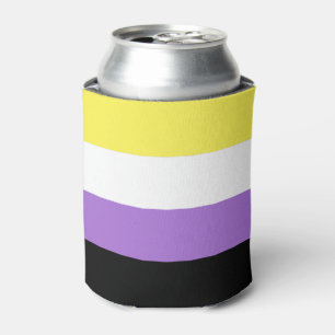 Nonbinary Pride Can Cooler