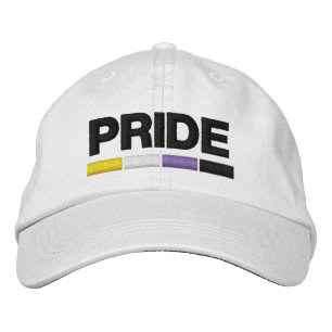 Nonbinary Pride Embroidered Hat