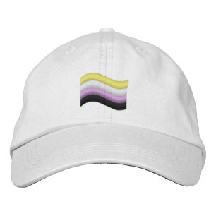 Nonbinary Pride Embroidered Hat