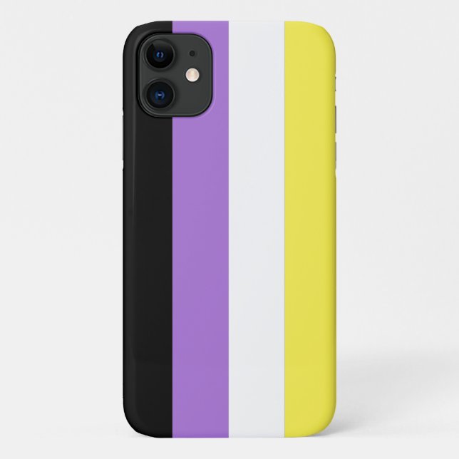 Nonbinary Pride Flag Case-Mate iPhone Case (Back)