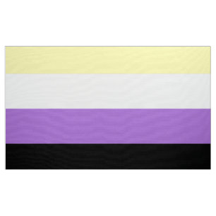 Nonbinary Pride Flag Fabric