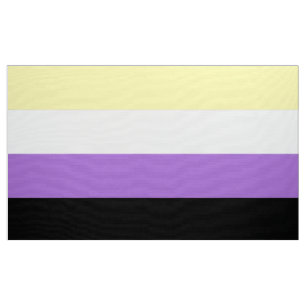 Nonbinary Pride Flag Fabric
