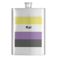 Nonbinary Pride Flag Name or Monogram