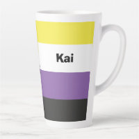 Nonbinary Pride Flag Name or Monogram