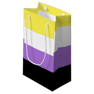 Nonbinary Pride Flag Small Gift Bag