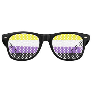 Nonbinary Pride Flag Sunglasses
