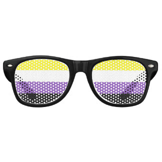 Nonbinary Pride Flag Sunglasses