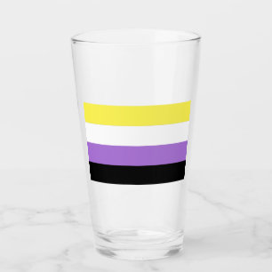 Nonbinary Pride Glass