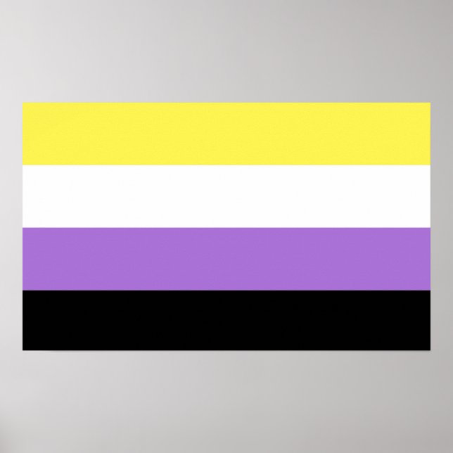Nonbinary Pride Poster (Front)