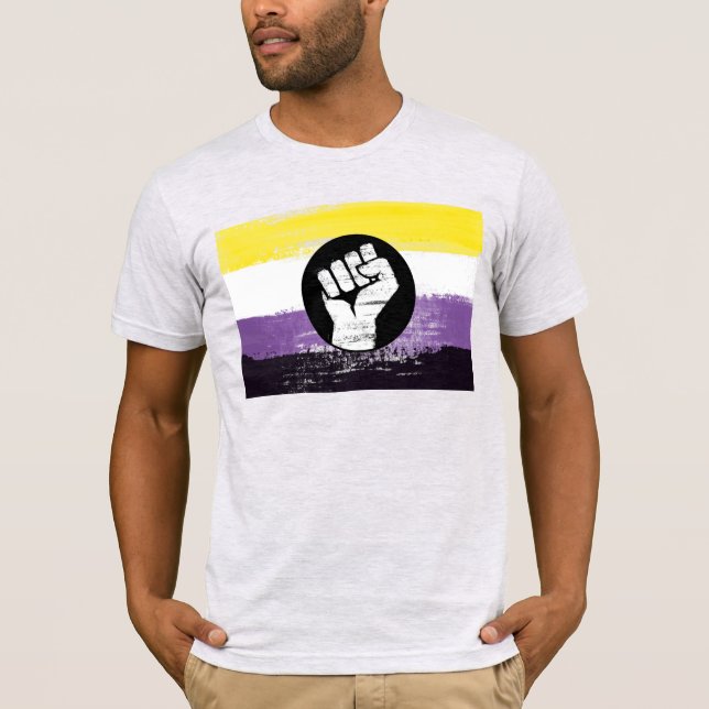 Nonbinary Pride T-Shirt (Front)