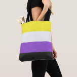 Nonbinary Pride Tote Bag<br><div class="desc">Nonbinary pride flag tote bag</div>