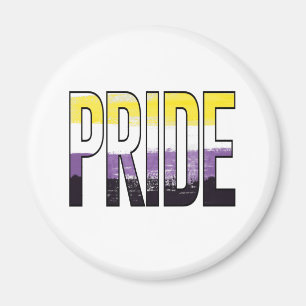 Nonbinary Pride Word Magnet