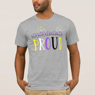 Nonbinary PROUD Fireworks LGBTQ T-Shirt