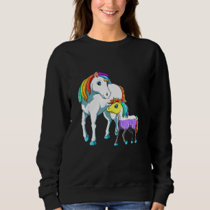 Nonbinary Unicorn Mama Sweatshirt