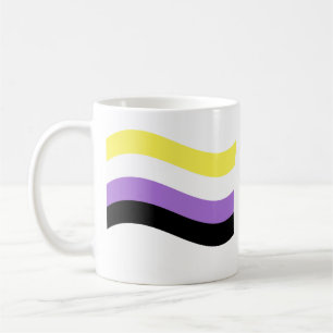 NonBinary Waving Flag Coffee Mug
