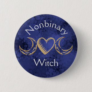 Nonbinary Witch 2 Inch Round Button