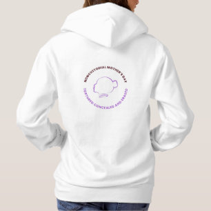 Noncustodial Mother's Day - White T-Shirt Hoodie