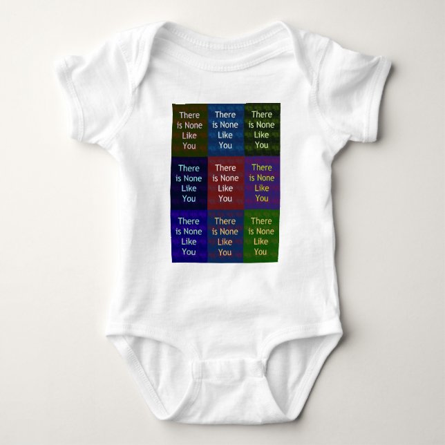 None Like You Baby Bodysuit (Front)