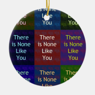 None Like You Ceramic Tree Decoration