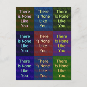 None Like You Postcard