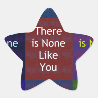 None Like You Star Sticker