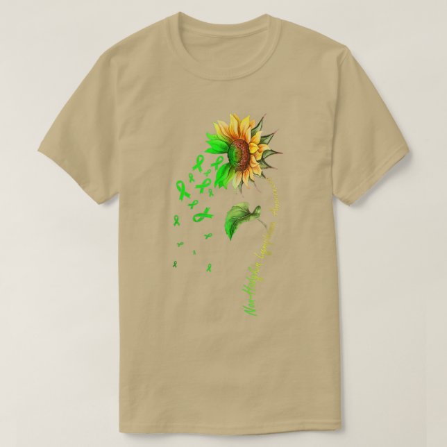 NonHodgkin Lymphoma Sunflower for Men Women Kids  T-Shirt (Design Front)