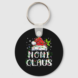 Noni Claus Christmas Santa Hat Matching Family Xma Key Ring