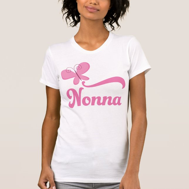 Nonna Butterfly Gift T-Shirt (Front)