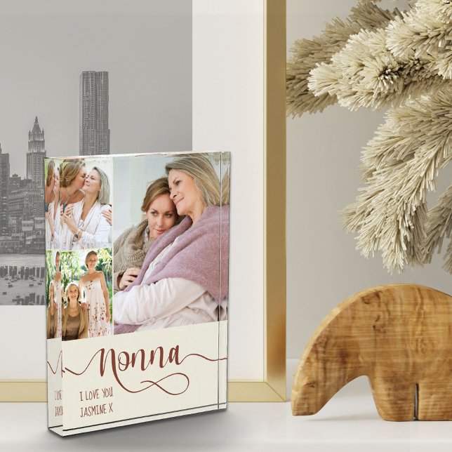 Nonna Calligraphy I Love You 3 Photo Cream Spice (Creator Uploaded)