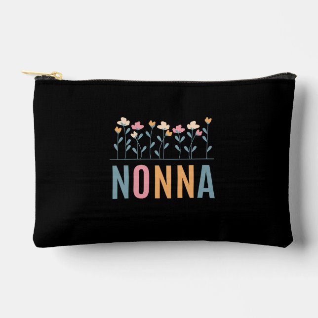 Nonna Floral Accessory Pouch (Front)