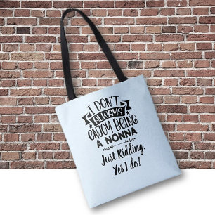 Nonna Gift! Artful humour for Grandma Tote Bag