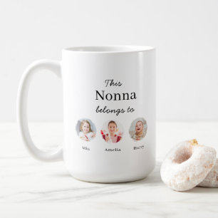 Nonna Gift Personalised Coffee Mug