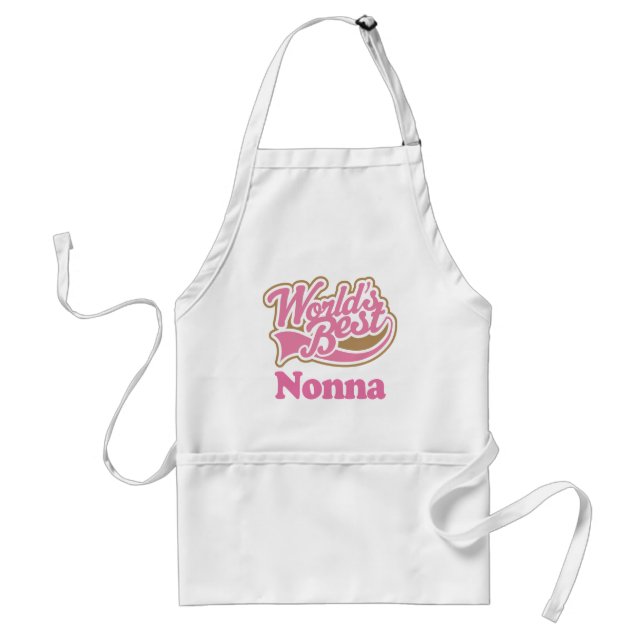 Nonna Gift Pink Standard Apron (Front)