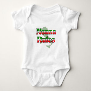 Nonna (Italian Grandmother) Rules Baby Bodysuit