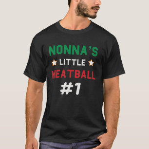 Nonna Little Meatball Italian Grandma Sayings Boys T-Shirt