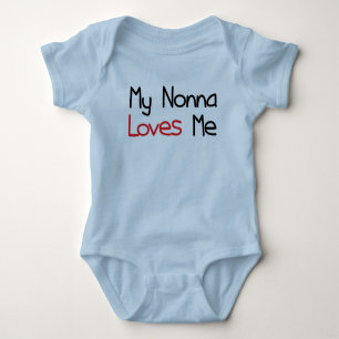 Nonna Loves Me Baby Bodysuit