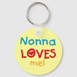 Nonna Loves Me T-shirts and Gifts Key Ring