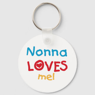 Nonna Loves Me T-shirts and Gifts Key Ring